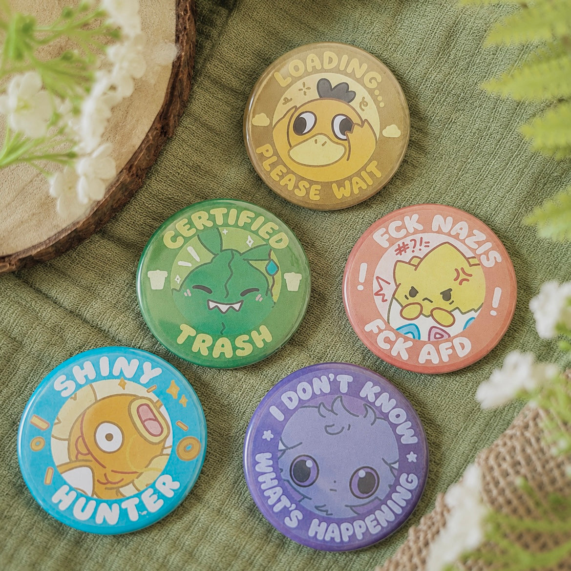 Funny Badge - 58mm Buttons