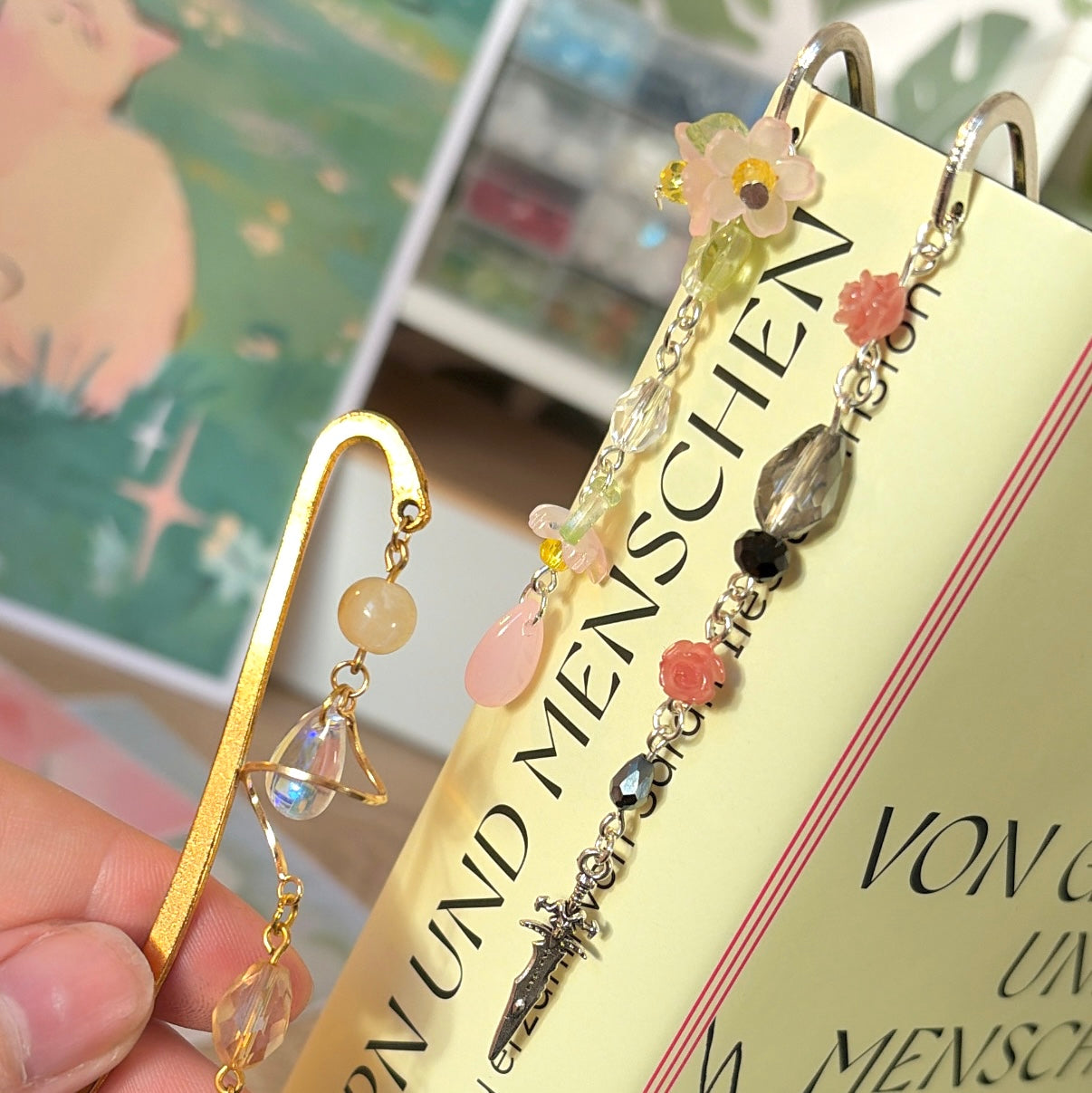 Moon Moth Lesezeichen