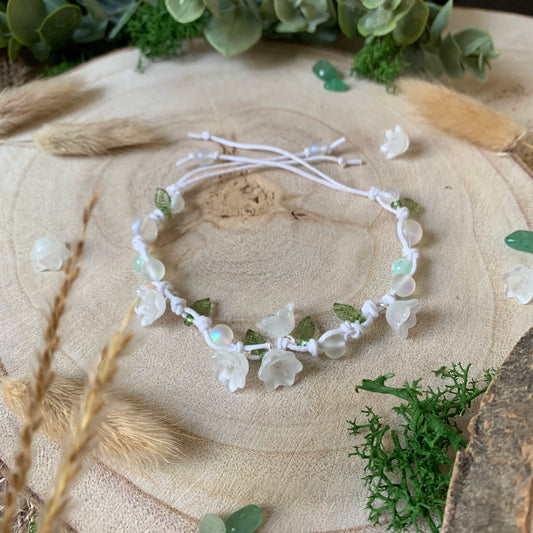 Blumen Makramee Armband