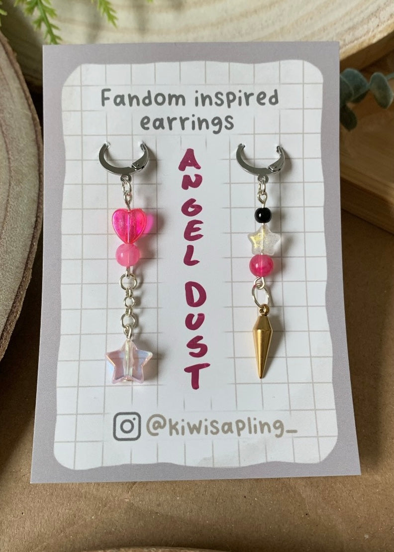 Angel Dust Ohrringe (Hazbin Hotel)