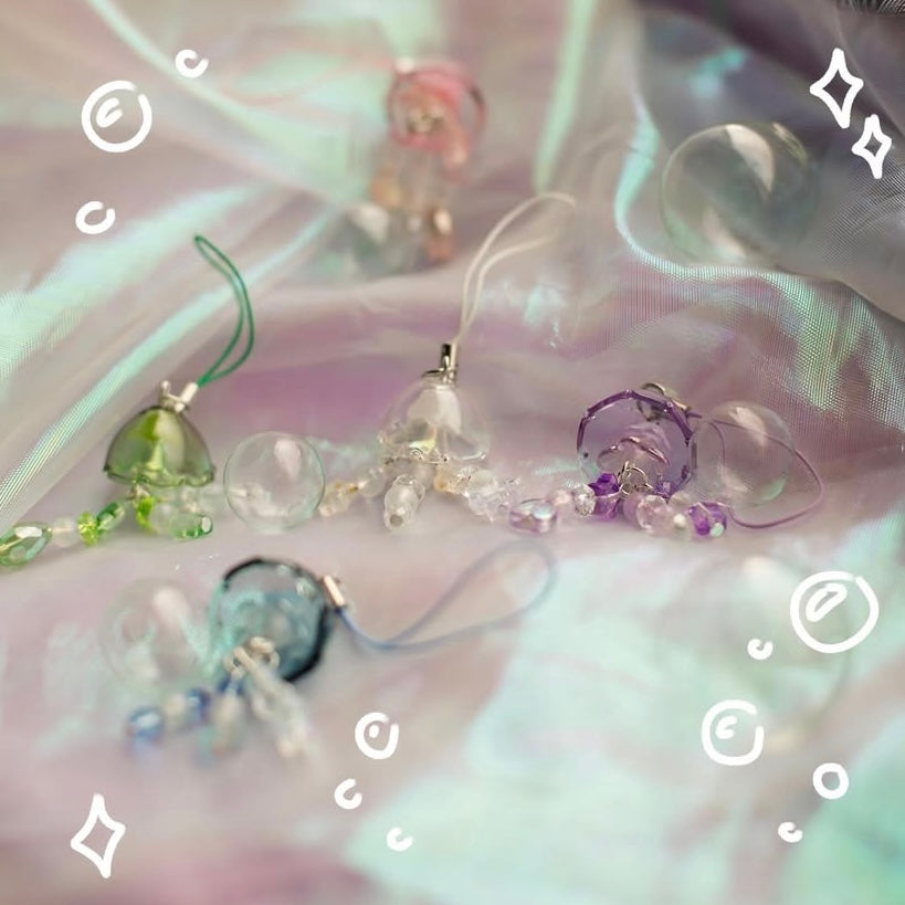Jellyfish Phone Charms