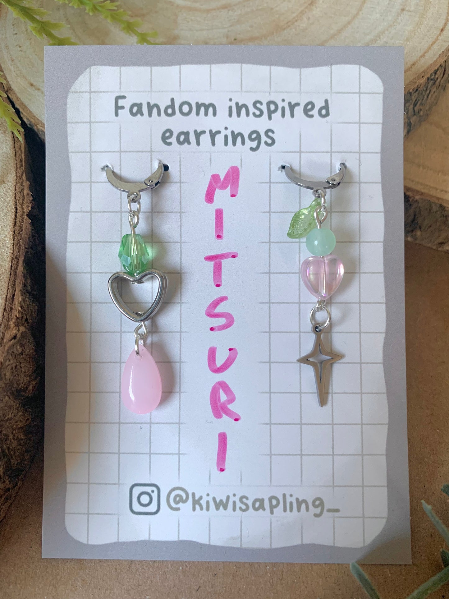 Mitsuri Ohrringe (Demon Slayer)