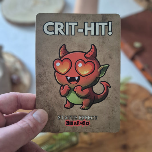 D&D Greeting Card: CRIT-HIT!