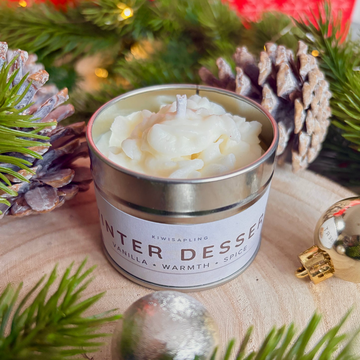 Winter Dessert - Duftkerze mit Vanillegebäckduft