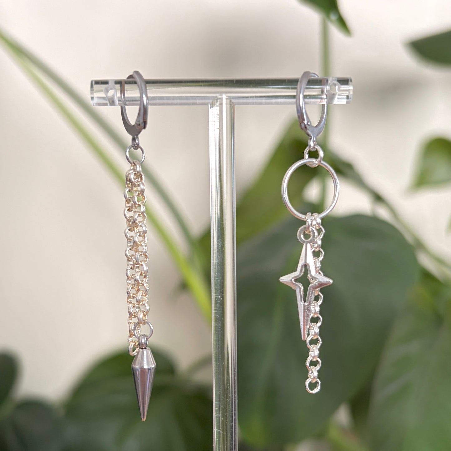 Chain Spike Ohrringe