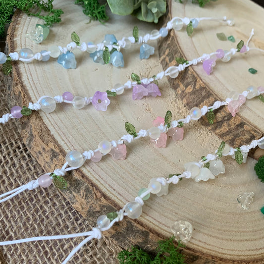 Blumen Makramee Armband