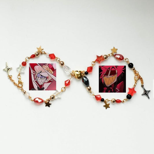 Lucifer + Alastor (Hazbin Hotel) Armband