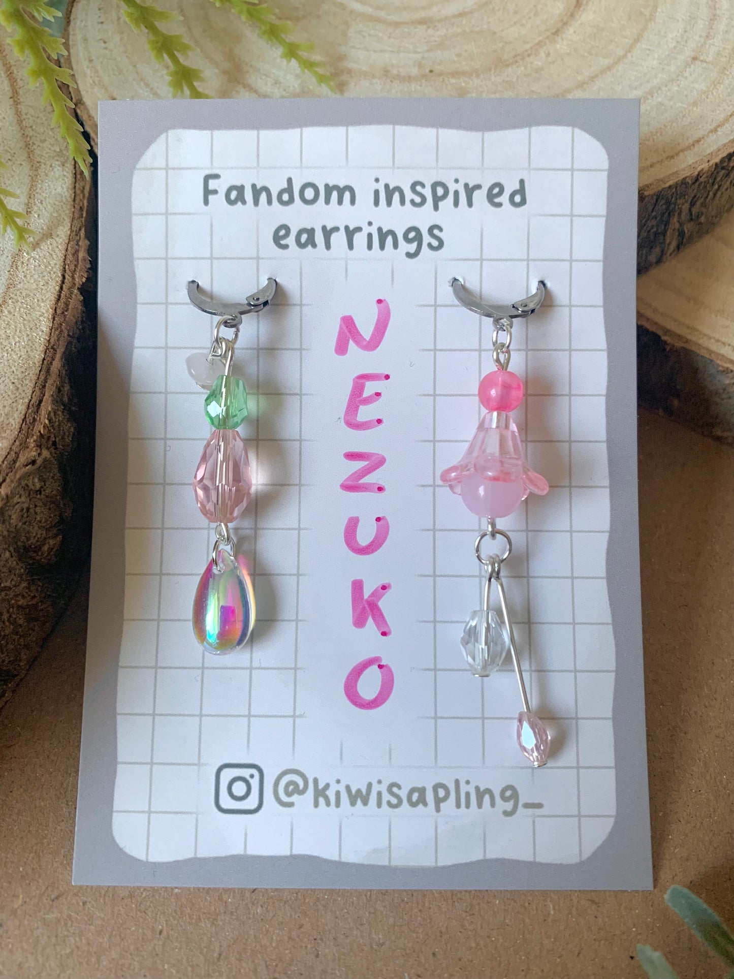 Nezuko Ohrringe (Demon Slayer)