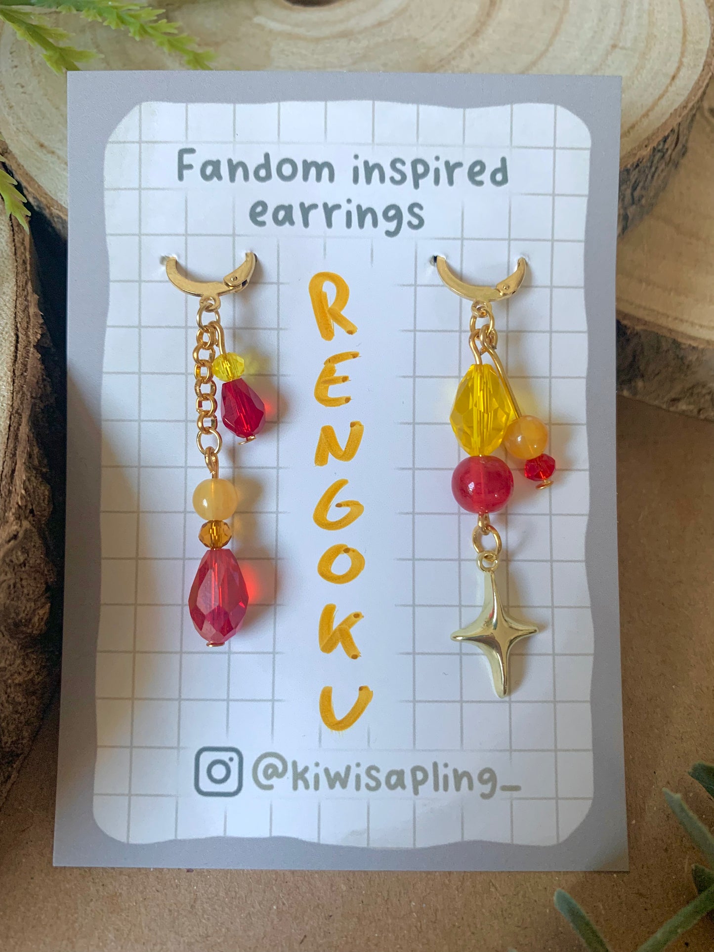 Rengoku Ohrringe (Demon Slayer)