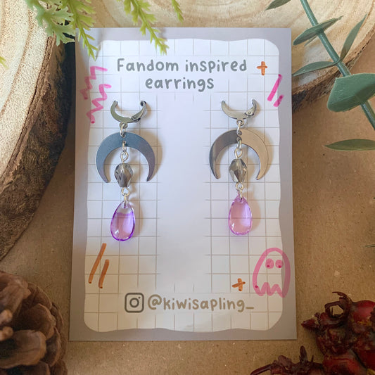 Amethyst Widow Ohrringe (Halloween)