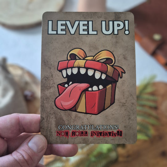 D&D Greeting Card: LEVEL UP!